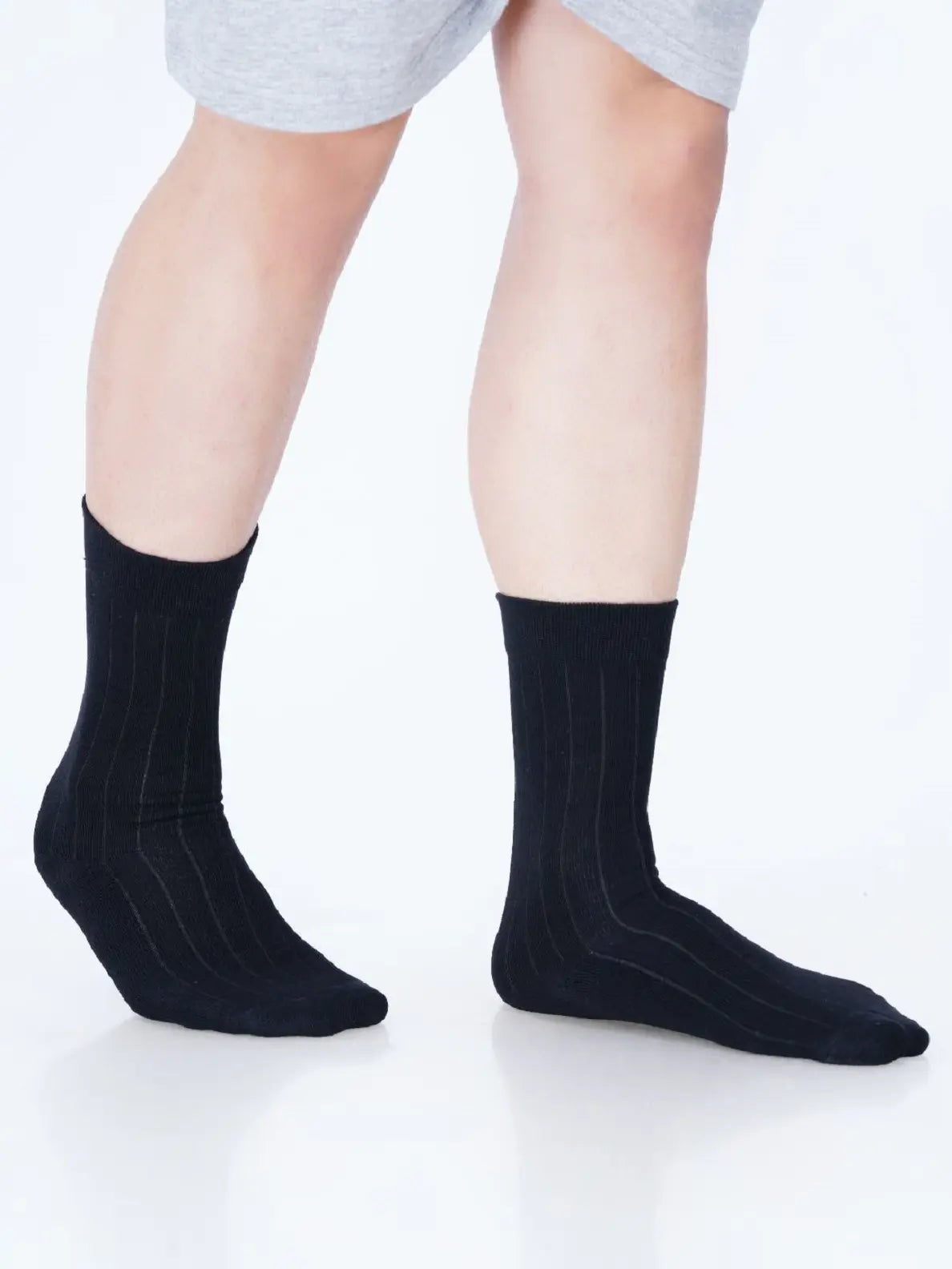 Comfortable men’s dress socks with stretch fit and soft fabric