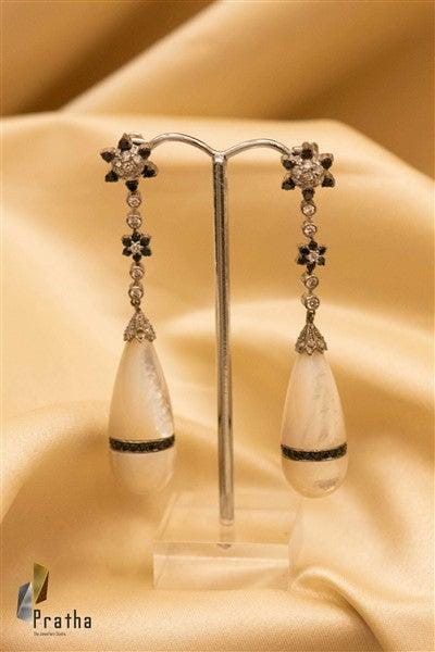 Pearl Drop Danglers-0