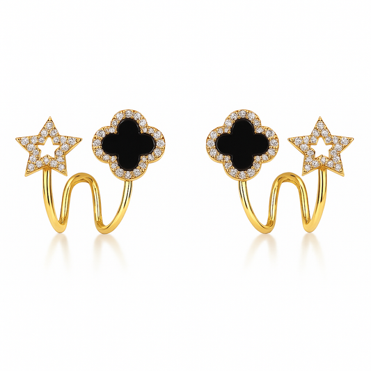 Four-Leaf Clover Earrings-0