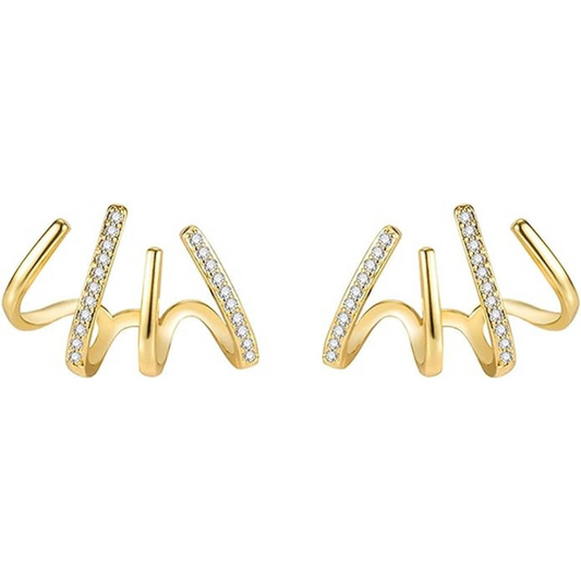 Spiral Hoop Earrings-0